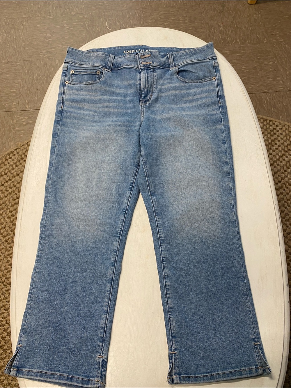 American Eagle Outfitters Women's Light Blue Bootcut Jeans